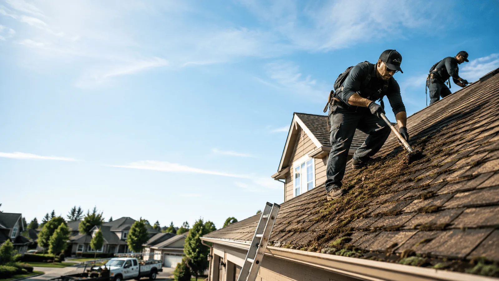 Roof Moss Removal in Marshall, NC near me